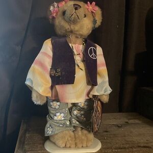 1960’s Brass Button Bear “Ivy”-20th Century Collectibles